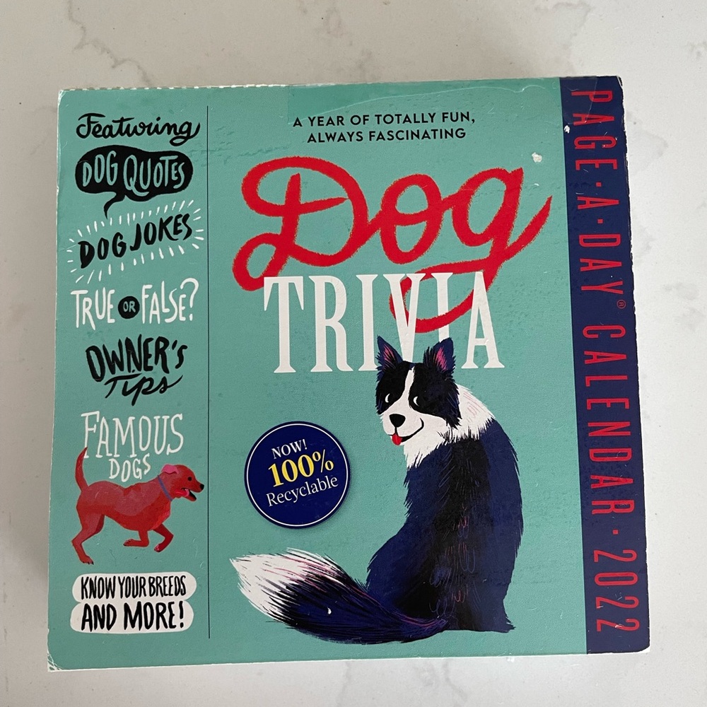 Dog Trivia Page-A-Day Calendar